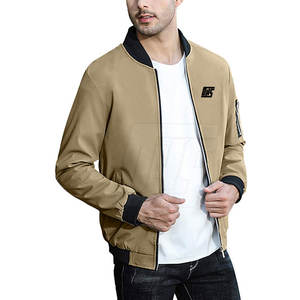 เสื้อแจ็กเก็ตบอมเบอร์สำหรับผู้ชายเสื้อโค้ทฤดูหนาวสไตล์สตรีทของผู้ใหญ่โลโก้ตามสั่ง - Product Image 3