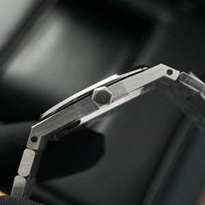 Montre mécanique pour homme de marque haut de gamme, style hip-hop, personnalisée avec diamants glacés, bracelet en acier inoxydable, montre avec diamants moissanite - Product Image 2