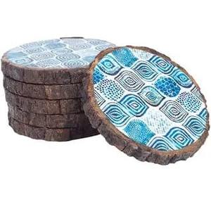 Posavasos de madera de estilo clásico de nogal - Product Image 3