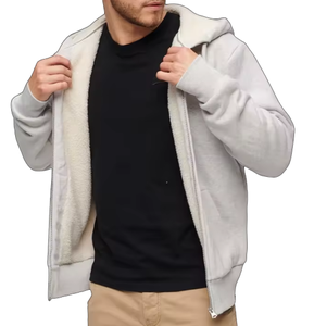 เสื้อฮู้ดแขนยาวผ้าฝ้ายนุ่มปกติพิมพ์ลายพัฟ - Product Image 2
