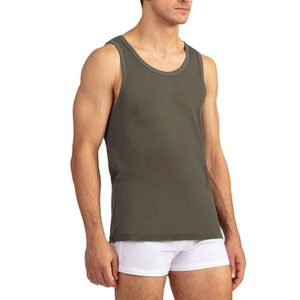 เสื้อกล้ามออกกำลังกายผู้ชายแบบไร้ตะเข็บทรงหลวมแฟชั่นเรียบง่ายเสื้อผ้าแขนกุดสำหรับฤดูร้อนวิ่งออกกำลังกายไซส์ใหญ่ - Product Image 5