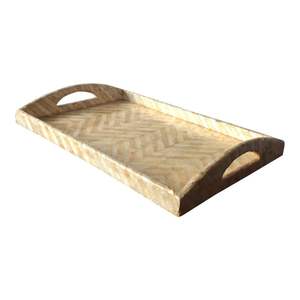 Plateau moderne en nacre, idéal pour un style minimaliste et une décoration élégante de table - Product Image 4