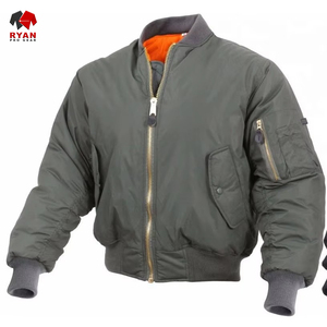 เสื้อแจ็กเก็ตบอมเบอร์แฟชั่นออกแบบได้ตามต้องการสีและขนาด - Product Image 5