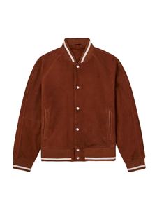 Veste universitaire d'hiver pour homme à logo personnalisé, col montant, fermeture à boutons sur le devant, type veste de baseball universitaire, best-seller - Product Image 2