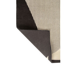 Alfombra de Lana Anudada a Mano Aiwl-3067, Color Marfil, Área Grande, Rectangular 9x12, Diseño Geométrico Tipo Rompecabezas Tabriz, para el Hogar, Sala de Estar, Pasillo - Product Image 5