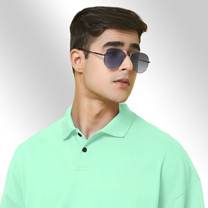 Polo pour homme avec logo brodé personnalisé, respirant, uni, taille plus, décontracté, manches courtes, tricoté, nouveau, taille plus - Product Image 3