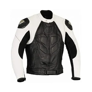 Veste de moto d'hiver en cuir de mouton Soft Shell High Street Style avec col montant Veste de moto en toile imperméable - Product Image 5