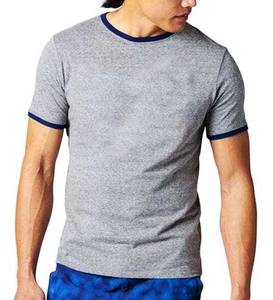 Camisetas de hombre a granel de algodón Eversoft ajuste Regular cuello redondo Camiseta de manga corta ligera de peso medio camisetas Ringer camisetas - Product Image 5