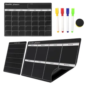 Großhandel Magnetic Whiteboard Kühlschrank Planer Monats kalender Magnetic Whiteboard Plan Kalender