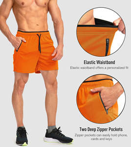 Shorts de sport pour hommes tendance en vente chaude, shorts à cordon de serrage, shorts de sport pour hommes, vêtements de sport pour l'entraînement, shorts de fitness pour hommes - Product Image 4
