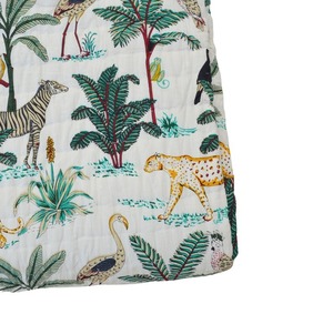 Edredón de algodón orgánico Mulmul 100%, suave, cómodo, patrón sólido, mantas de lino hechas a mano en la India, estilo moderno, personaje alegre - Product Image 4