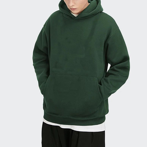 100% algodón de gran tamaño de la gota hombro pulóver Sudadera con capucha logotipo personalizado grueso OEM invierno de moda peso pesado en blanco - Product Image 5