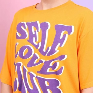 Nueva camiseta de diseño estampado de corte holgado de gran tamaño para mujer ecológica de nueva moda ropa diaria de verano de alta calidad - Product Image 4