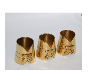 Design fantaisie ronds de serviette en laiton porte-serviettes rond pour les restaurants d'hôtels de luxe pour la tenue d'un design haut de gamme à bas prix - Product Image 4