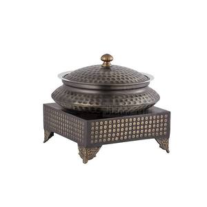 Ensemble de plats chauds en acier inoxydable à couvercle roulant de 4 L et 8 L, chauffe-plats à gaz, cuiseur vapeur, traiteurs de mariage, hôtels, restaurants - Product Image 4