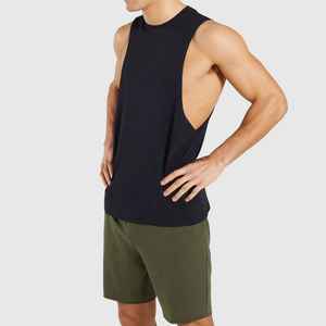 Camiseta sin mangas transpirable de talla grande para hombre 2025, chaleco holgado sin mangas de secado rápido, tejido de poliéster para deportes al aire libre, Fitness único - Product Image 5