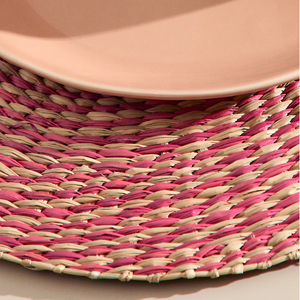 Mantel Individual Redondo de Pasto Marino Ecológico, Tejido a Mano, para Mesa de Comedor, Restaurante, Fabricante de Marca Privada - Product Image 2