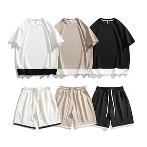 Casual <b>Men</b> T-shirt <b>and</b> <b>Shorts</b> 2 Pieces Sweat <b>Short</b> Fashion Tracksuit <b>Mens</b> <b>Shorts</b> <b>Sets</b> - Product Image 4