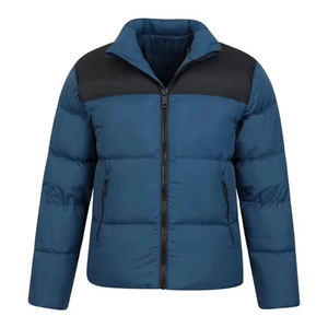 Veste d'hiver matelassée chaude, légère, respirante, avec fermeture éclair, imprimé, imperméable, coupe-vent, vêtements d'extérieur, logo personnalisé OEM 2026 - Product Image 4