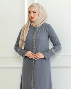 Elegante Vestido Abaya para Uso Diario, Ligero, Modesto y Cómodo, Perfecto para el Trabajo, el Hogar, Viajes o Eventos Especiales - Product Image 4