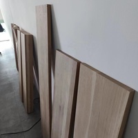 Bande de roulement d'escalier en bois massif de chêne blanc moderne conception traditionnelle de Bullnose pour la balustrade intérieure marches en bois ZSZST-03 d'escalier