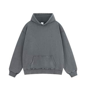 Fabricant de sweats à capuche vente en gros personnalisé 400 Gsm sweats à capuche surdimensionnés sweats à capuche délavés vintage à la cire - Product Image 6