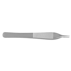 Fórceps de tejido quirúrgico de acero inoxidable de alta calidad Fórceps de vendaje Adson 1 2 dientes 180mm Instrumentos quirúrgicos manuales de clase II - Product Image 3