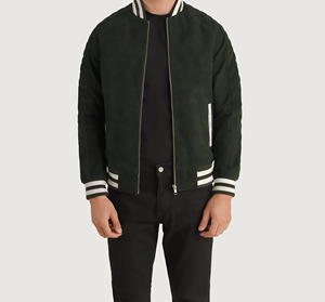 Chaqueta Varsity de lona duradera para hombre, estilo universitario, Letterman, deportes inspirados en Chicago para Bulls, diseño para primavera - Product Image 4