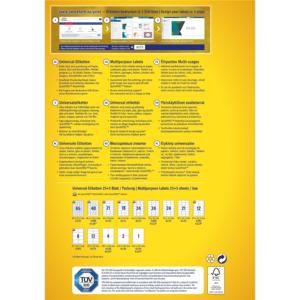 AVERY ZWECKFORM Etiquetas para Impresora Láser e Inyección de Tinta WS, 300 Piezas, 97x42.3mm Suministros para Impresoras - Product Image 2