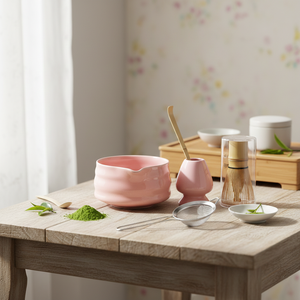 Juego de Ceremonia de Matcha, Juego de Regalo de Té Japonés con Tazón, Batidor y Cuchara para Rituales en el Hogar - Product Image 3