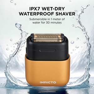 Afeitadora Eléctrica de Triple Cuchilla, Uso en Seco/Húmedo, Larga Duración, Cabezal Reemplazable, Características de Seguridad, Lavable, Resistente al Agua (IPX7) - Product Image 4