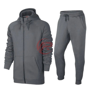 Conjunto de chándal de dos piezas de ropa de calle personalizada para hombre Conjunto de chándal a granel hecho de algodón de nuevo diseño - Product Image 3