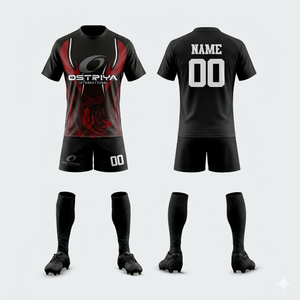 Uniforme de Rugby Unisex Profesional Estampado Ostriya Intl 2026, 100% Poliéster, Cuello Redondo, Nombre del Equipo Personalizado, Parte Delantera Corta - Product Image 1
