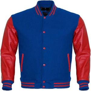 Casual Men Streetwear Cool Varisty Chaquetas de los hombres de cuero Versity University Bomber College Jacket para los hombres hechos por Dress Sports - Product Image 5