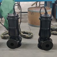Bomba Centrífuga Sumergible para Aguas Residuales de Hierro Fundido de Alta Resistencia BEE, Trifásica, 50/60Hz, Alta Presión, 3 HP, Conexión por Brida, Galvanizada en Caliente