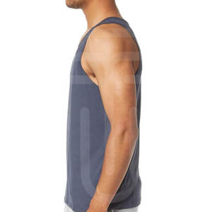 Nouvel arrivage de débardeurs d'entraînement de course haute pour hommes, tricotés style vintage, polyester/coton, prix de gros, marque privée - Product Image 4