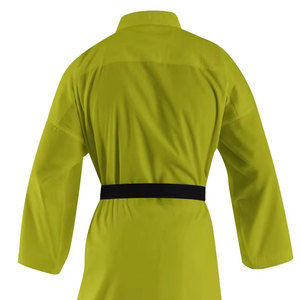 ชุดยิวยิตสูคาราเต้แบบมีเชือกผูกยอดนิยม น้ำหนักเบา ระบายอากาศได้ดี ผลิตจากโพลีเอสเตอร์/คอตตอน สำหรับการฝึกซ้อม - Product Image 4