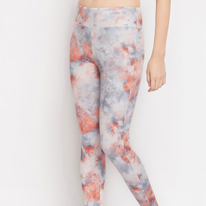 Leggings longs à taille haute, doux, extensibles, à séchage rapide, couleur unie, impression par transfert thermique personnalisée, vêtements de sport, gym, fitness, yoga - Product Image 3