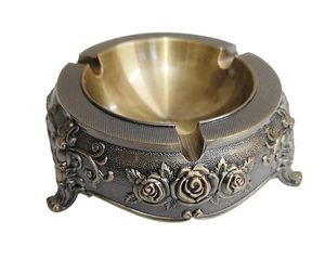 Cendrier décoratif en laiton avec motif gravé, cendrier en laiton pour usage intérieur et extérieur, cendrier de luxe en laiton pour table - Product Image 3