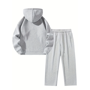 ชุดวอร์มผู้ชายผ้าฝ้ายแบบย้อมสีเอซิดวอช โลโก้สั่งทำได้  รักษ์โลก น้ำหนักเบา สวมใส่สบาย สไตล์สตรีทแวร์ ขายส่ง พร้อมเชือกผูกเอว - Product Image 2