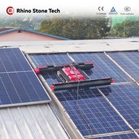 Robot de nettoyage automatique de panneaux solaires, équipement de nettoyage de panneaux solaires, machine de nettoyage PV à télécommande