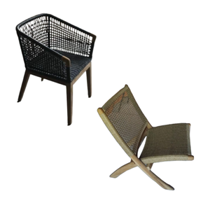 Chaise en rotin au design simple et moderne avec pieds en bois Chaise de restaurant Chaise de patio pour restaurant, événement et salle à manger Meubles - Product Image 4