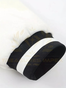 Sudadera con Capucha Oversize de Lona y Forro Polar Reversible Cortavientos con Cuello Alto y Estampado de Letras Estilo Urbano para Hombre Primavera Otoño Invierno - Product Image 5