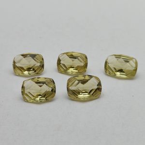 ลิมอนธรรมชาติควอตซ์ 14x10 มม.เบาะตัดแฟนซีแถบ 5.91 cts คุณภาพสูงมะนาว topaz หลวมอัญมณีสําหรับเครื่องประดับทํา - Product Image 3