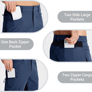 กางเกงชายหาดแฟชั่นผู้ชายกางเกงขาสั้นกันน้ำมีเชือกผูกปิดกระเป๋าชายหาดเป็นมิตร - Product Image 4