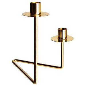 Bougeoir de style unique Nouveau look Bougeoir en métal fini or Bougeoir de conception personnalisée Maison Villa - Product Image 1