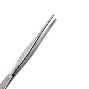 Pinzas de Acero Inoxidable Profesionales para Apósitos, Instrumentos Quirúrgicos Rectos, Equipo Médico Manual para el Manejo de Tejidos - Product Image 4