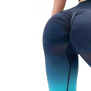 Leggings Deportivos de Yoga para Gimnasio, sin Costuras, Lavado Arena, Cintura Alta Elástica, Ropa Deportiva con Estampado, Elásticos en Cuatro Direcciones, 100% Nailon - Product Image 4