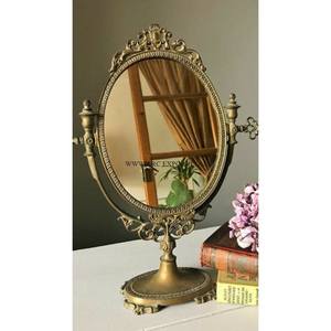 Miroir sur pied en laiton plaqué or de qualité supérieure, décoration pour la maison, les hôtels et les stations balnéaires, collection unique et nouvelle, miroir suspendu au sol - Product Image 5