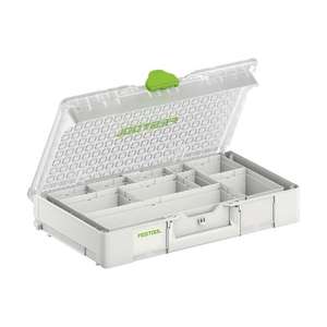 Festool SYS3 ORG L 89 ESB Box Systainer Organizer with 10 Trays <b>Tool</b> <b>Storage</b> Solution - Product Image 1